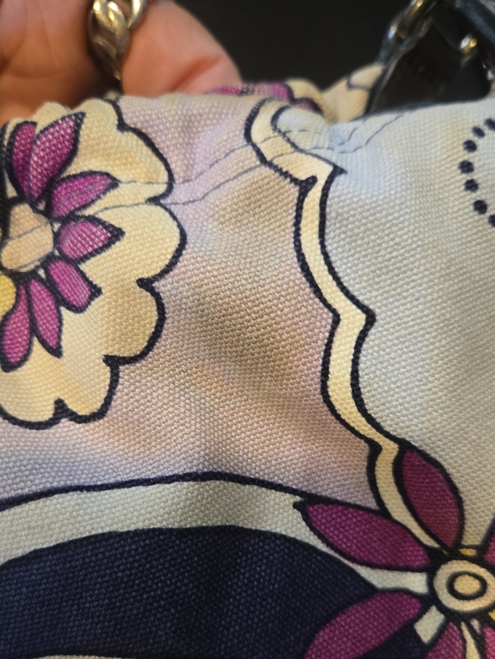 Brighton Multi-Color Design Print Shoulder Bag - Picture 12 of 15